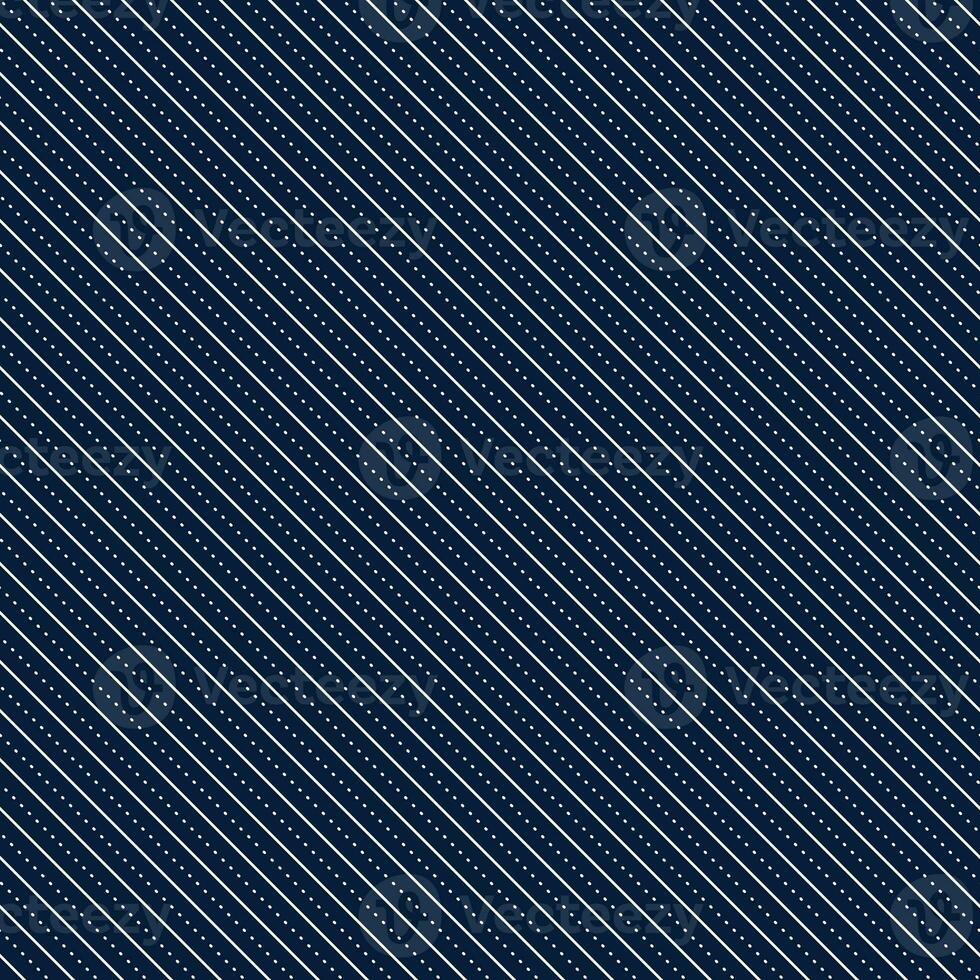Seamless pattern with diagonal lines on blue background photo