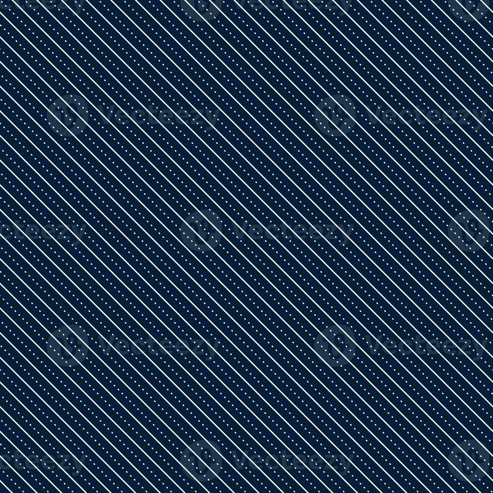 Seamless pattern with diagonal lines on blue background photo