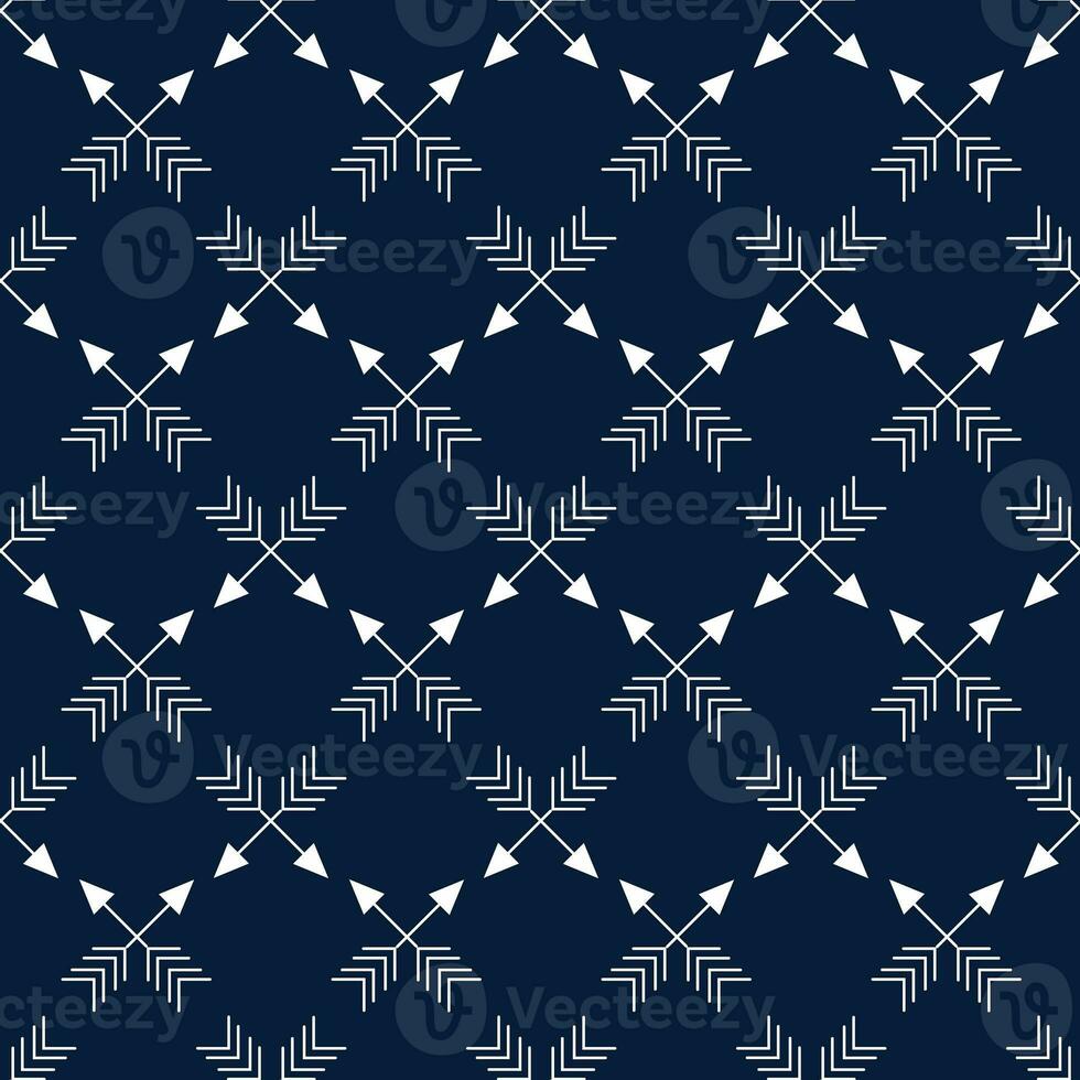 Christmas nordic pattern with arrows photo