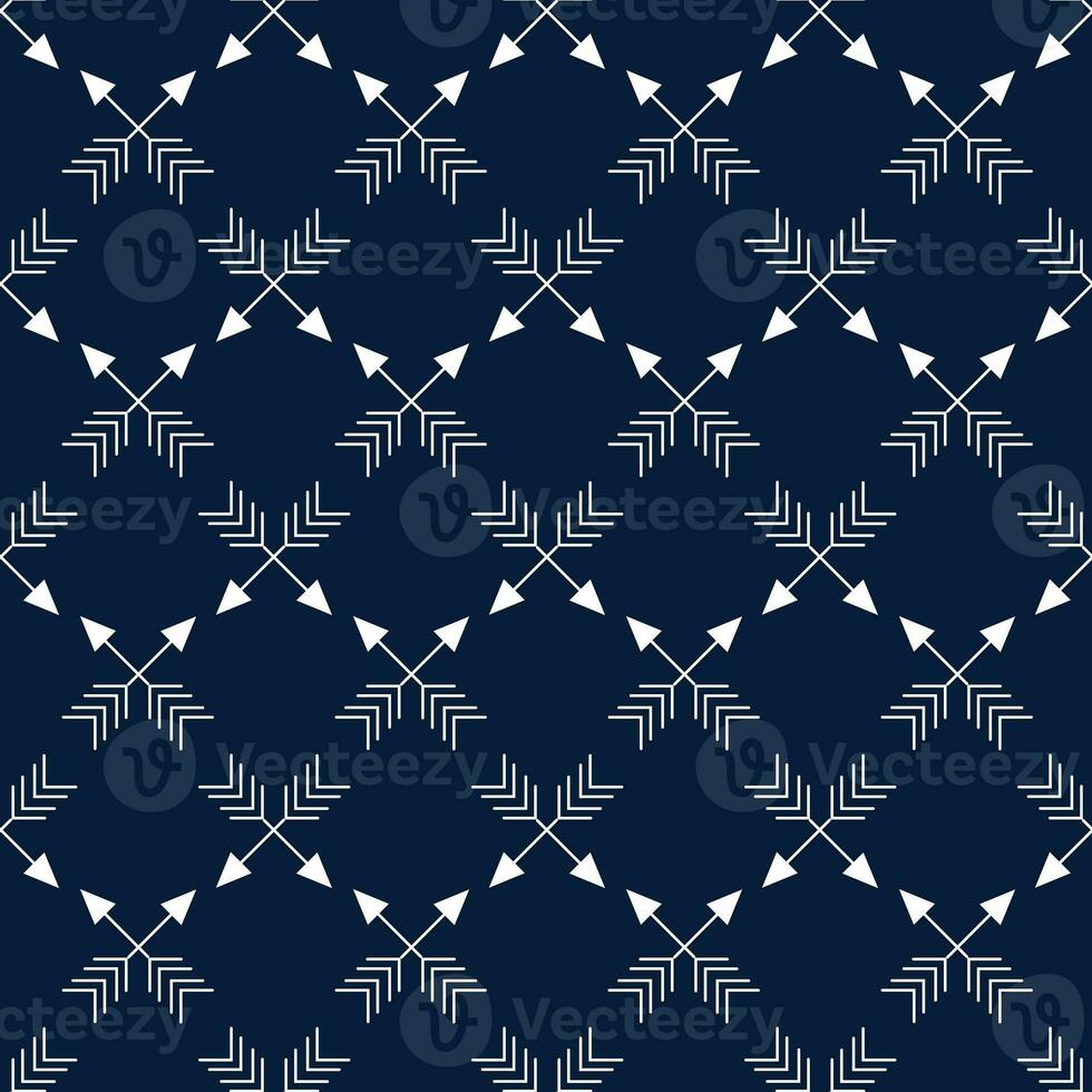 Christmas nordic pattern with arrows photo