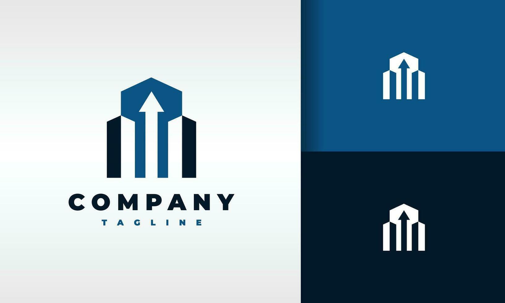 city building up logo vector