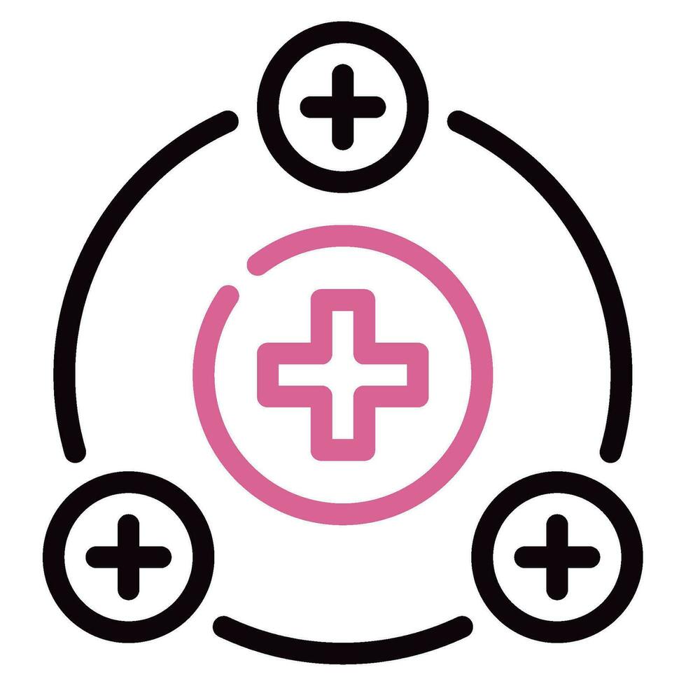 Pink Positivity Icon vector