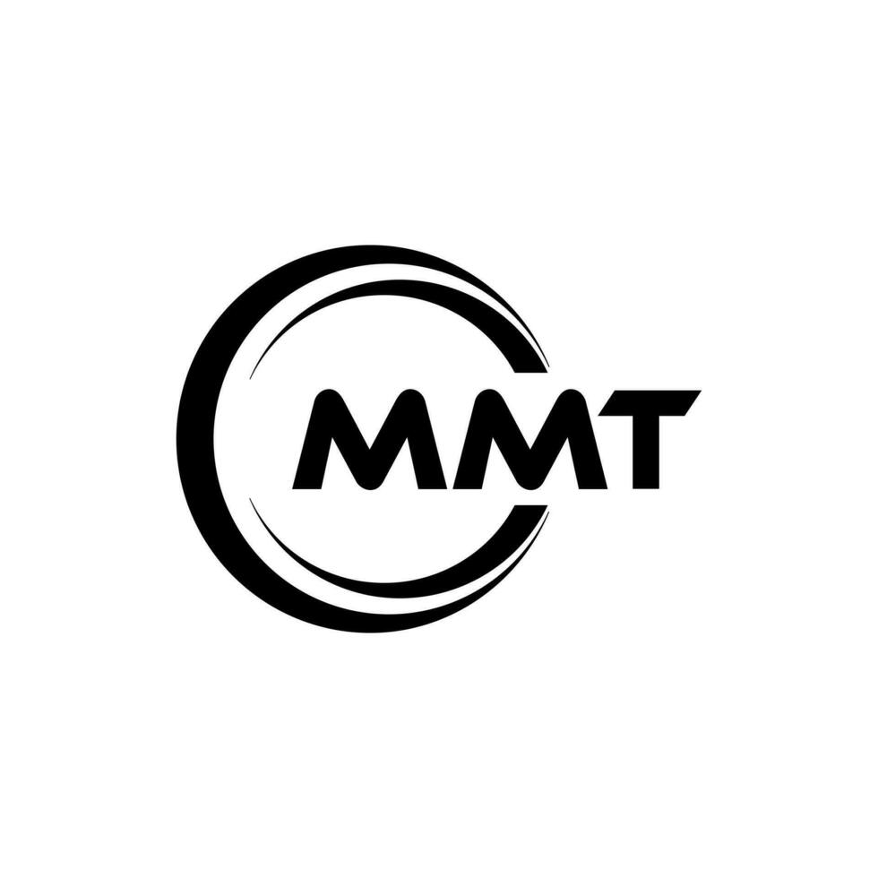 MMT Logo Design, Inspiration for a Unique Identity. Modern Elegance and Creative Design. Watermark Your Success with the Striking this Logo. vector