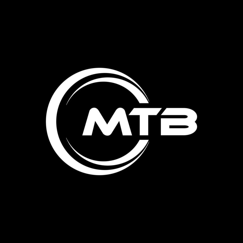 MTB Logo Design, Inspiration for a Unique Identity. Modern Elegance and Creative Design. Watermark Your Success with the Striking this Logo. vector
