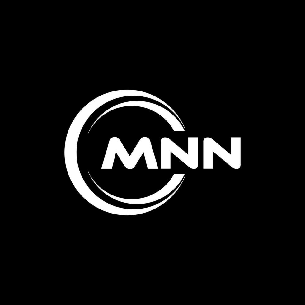 MNN Logo Design, Inspiration for a Unique Identity. Modern Elegance and Creative Design. Watermark Your Success with the Striking this Logo. vector