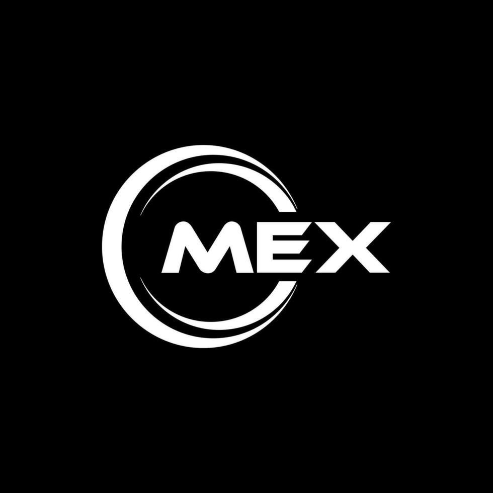 mex logo diseño, inspiración para un único identidad. moderno elegancia y creativo diseño. filigrana tu éxito con el sorprendentes esta logo. vector