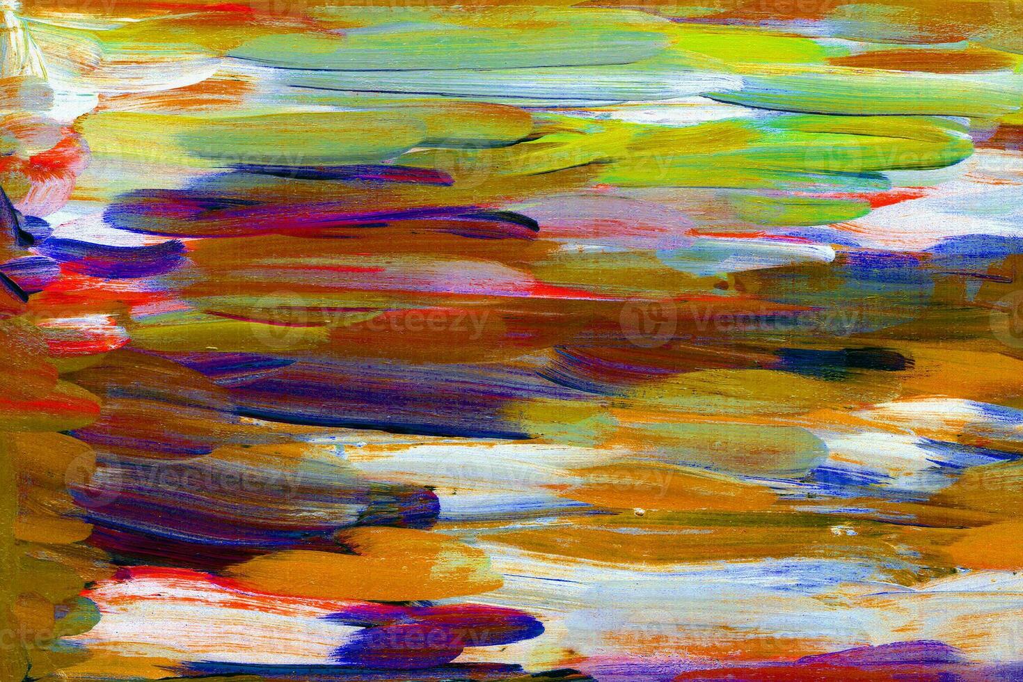 Multicolored abstract hand painted background photo