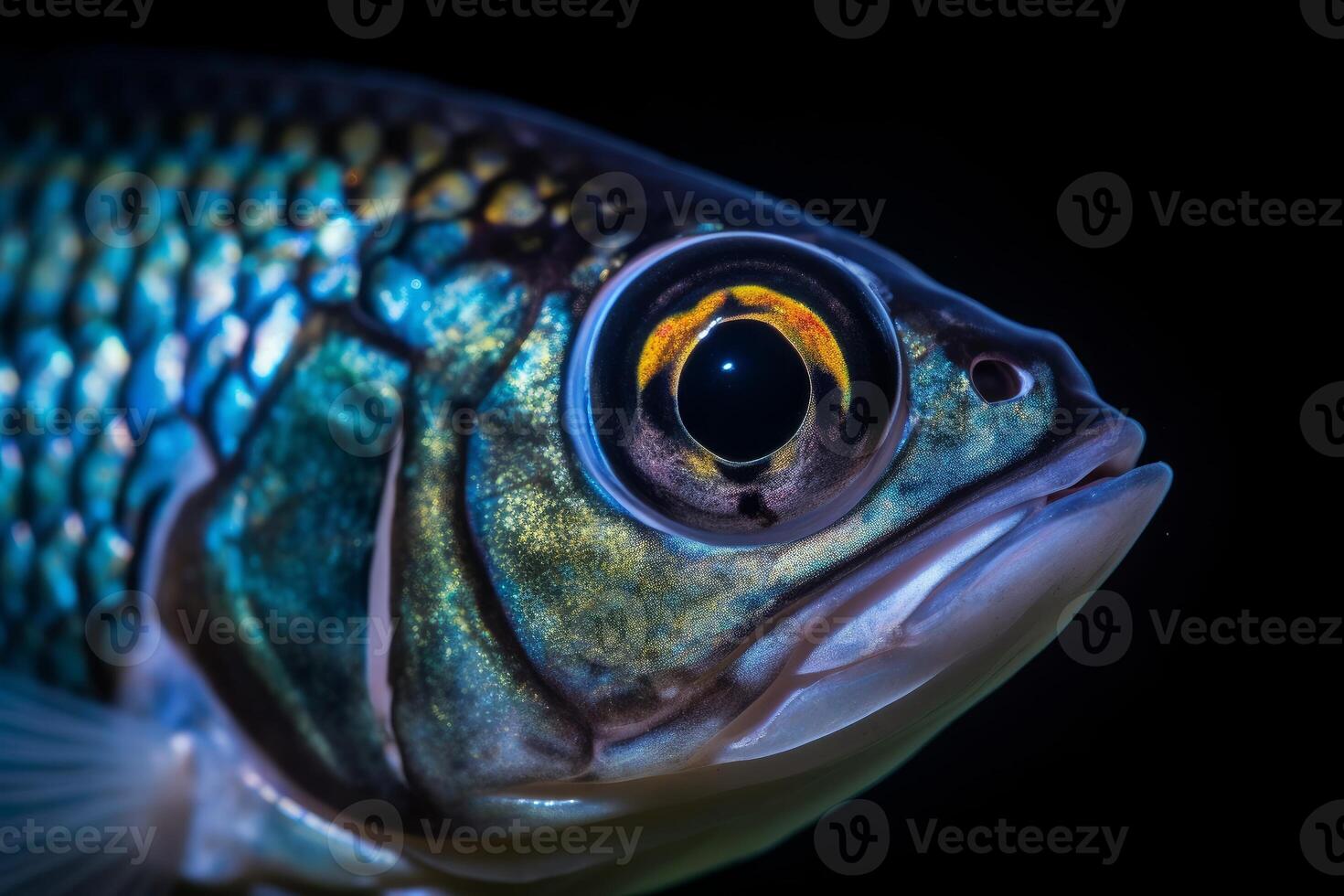 Closeup of an Ocean Fish photo