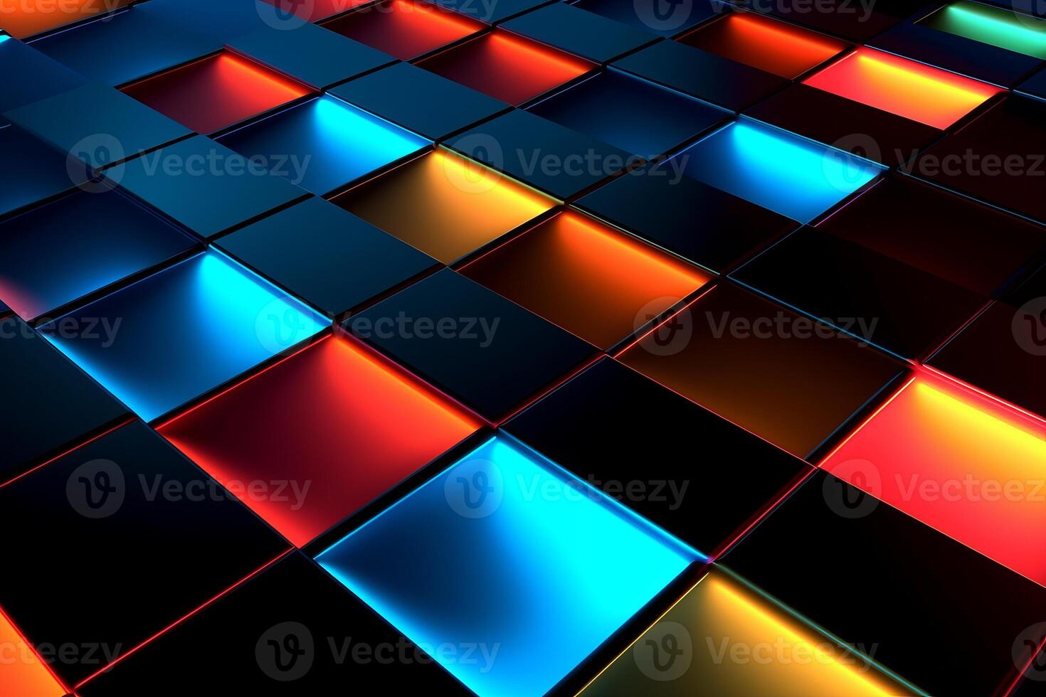 Sleek Modern Geometric Glowing Shapes Outline Background photo