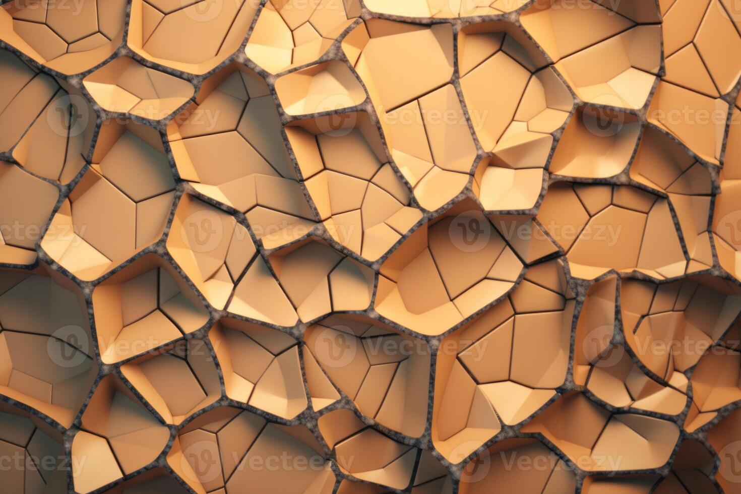 Voronoi Blocks Pattern Texture Background photo