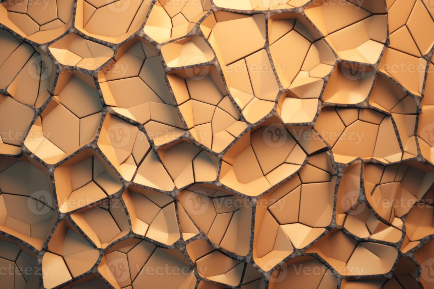 voronoi bloques modelo textura antecedentes generativo ai foto