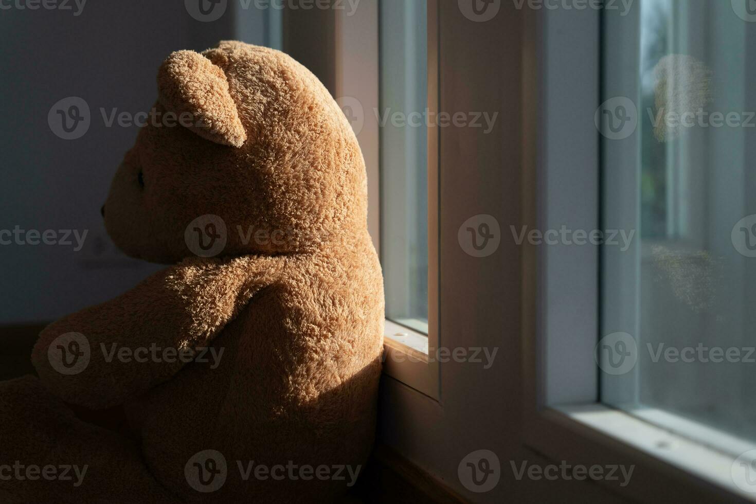 Depression and mental illness. disappoint, sad after receive bad news. Stressed boy confused with unhappy problem, cry and worry about unexpected work, down economy, bipolar, photo