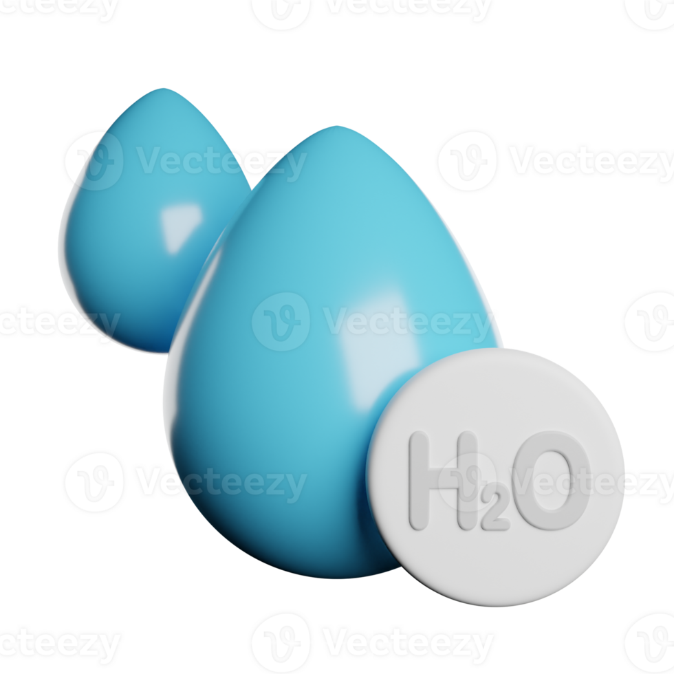 H2O Sign Water Drop png