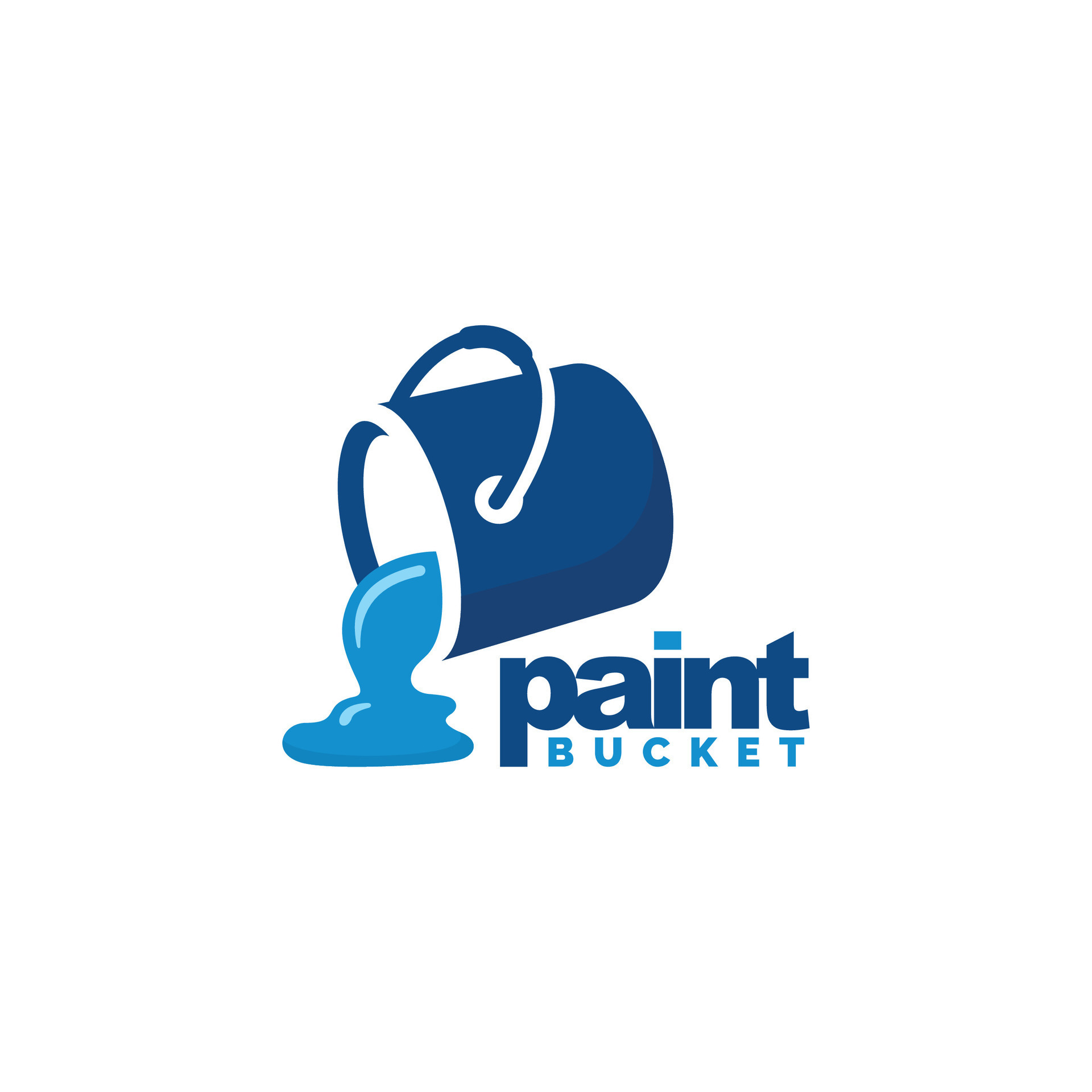 Paint bucket logo design vector illustration 27951479 Vector Art at