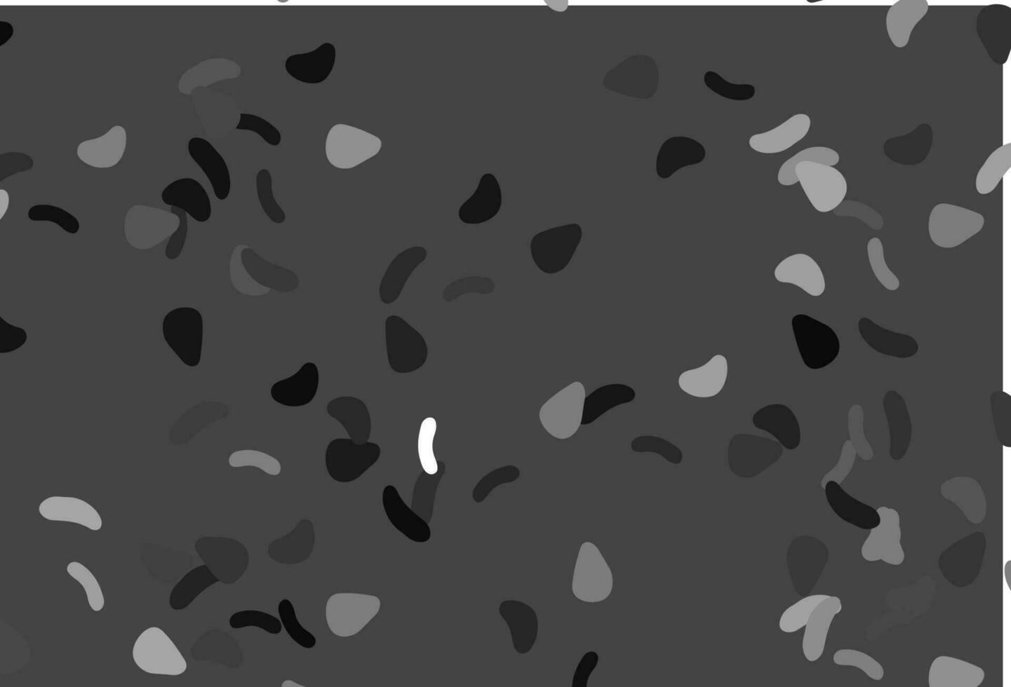patrón de vector gris plateado claro con formas caóticas.