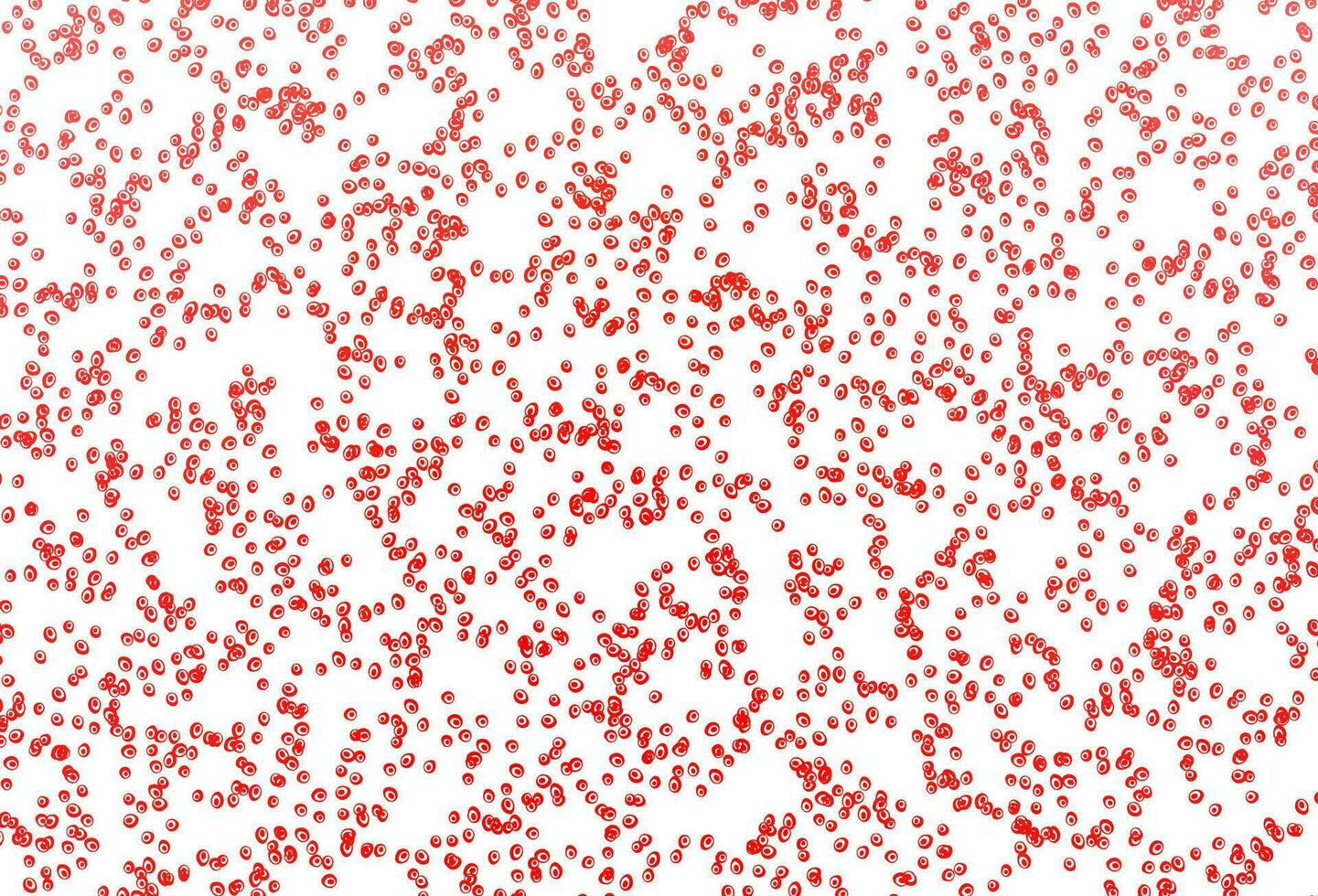 Light Red vector cover with spots.