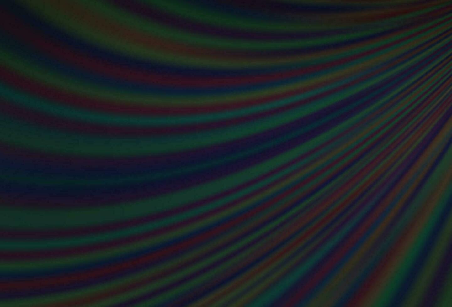 Dark Black vector pattern with lava shapes.