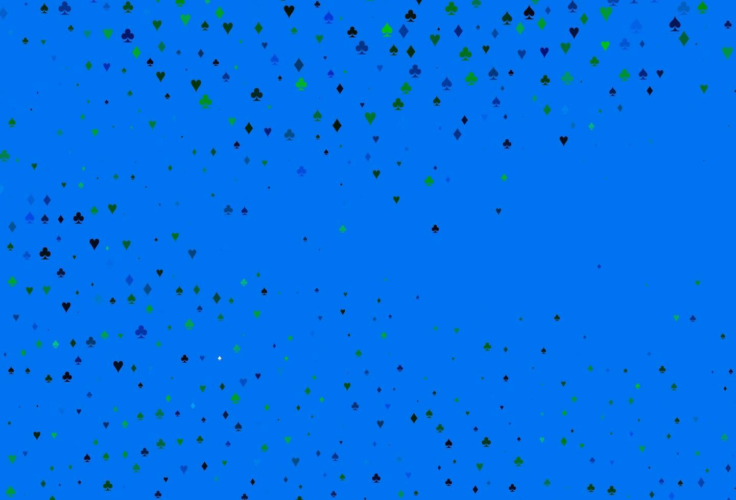 Light Blue, Green vector layout with elements of cards.