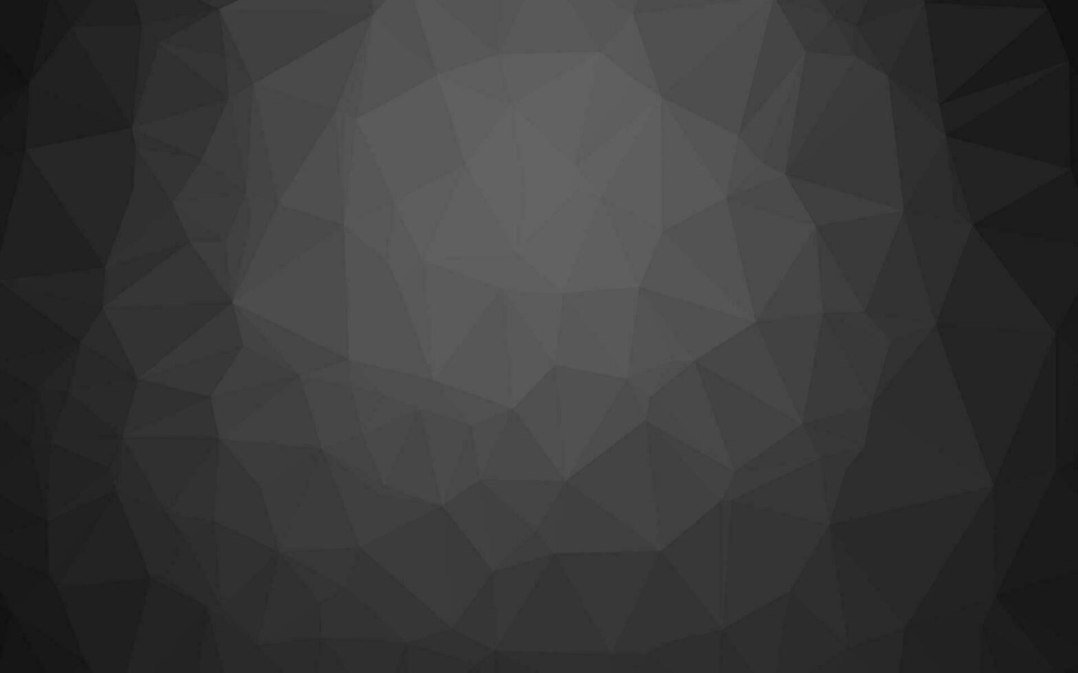 Dark Silver, Gray vector abstract polygonal layout.