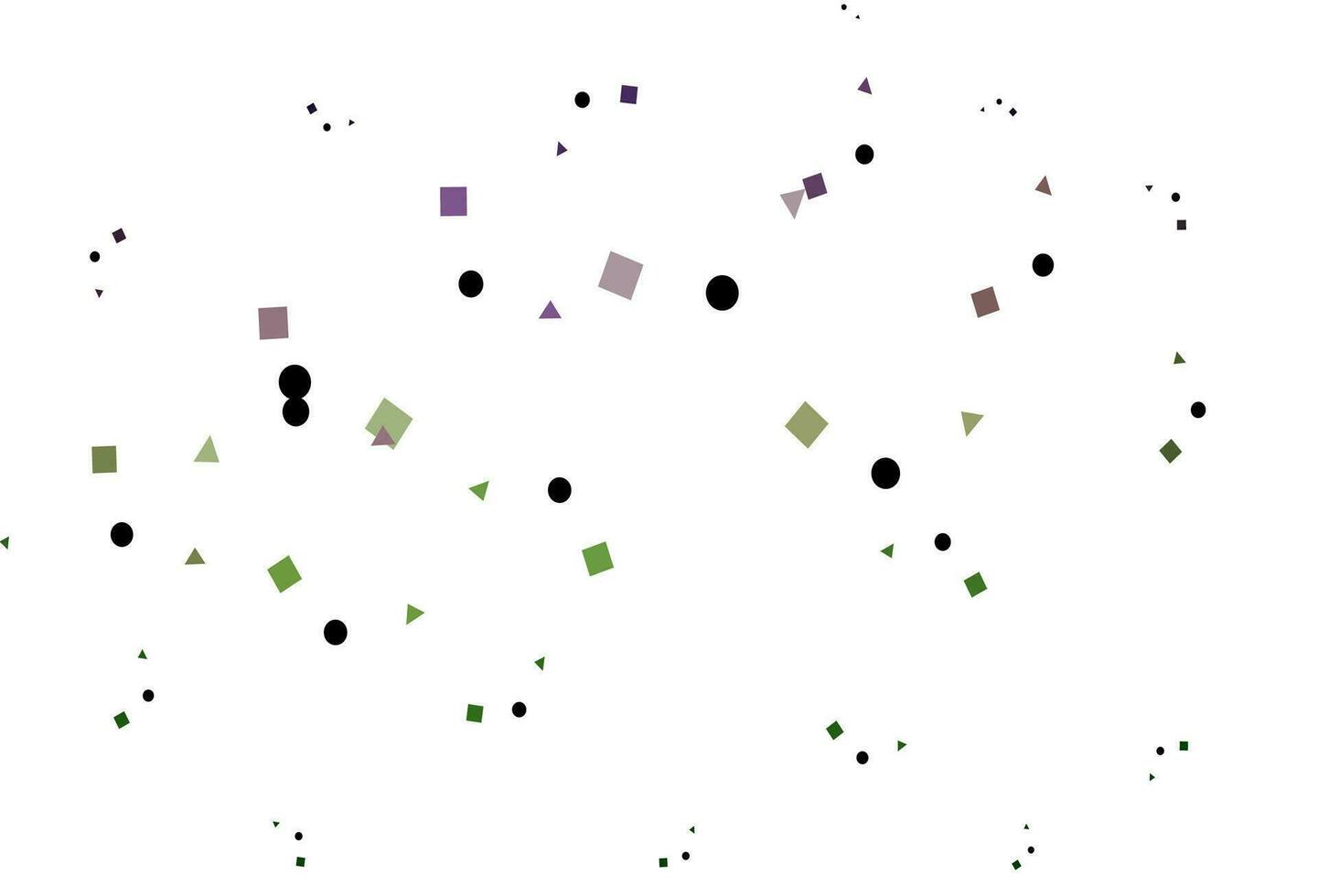 Light Pink, Green vector layout with circles, lines, rectangles.