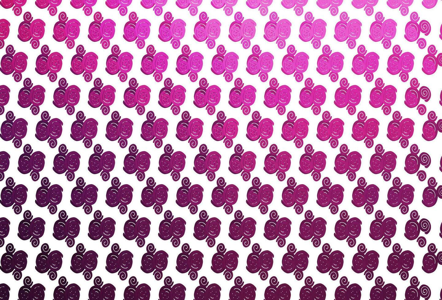 Light Pink vector pattern with bubble shapes.