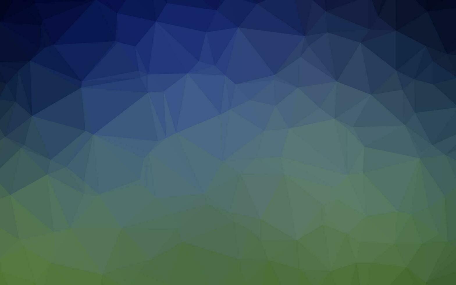 Dark Blue, Green vector blurry triangle template.