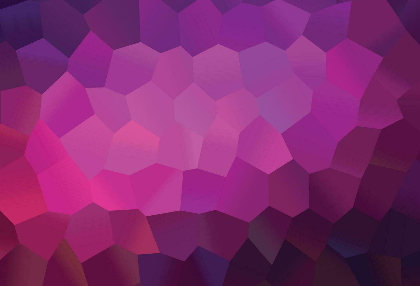Dark Pink vector texture with colorful hexagons.