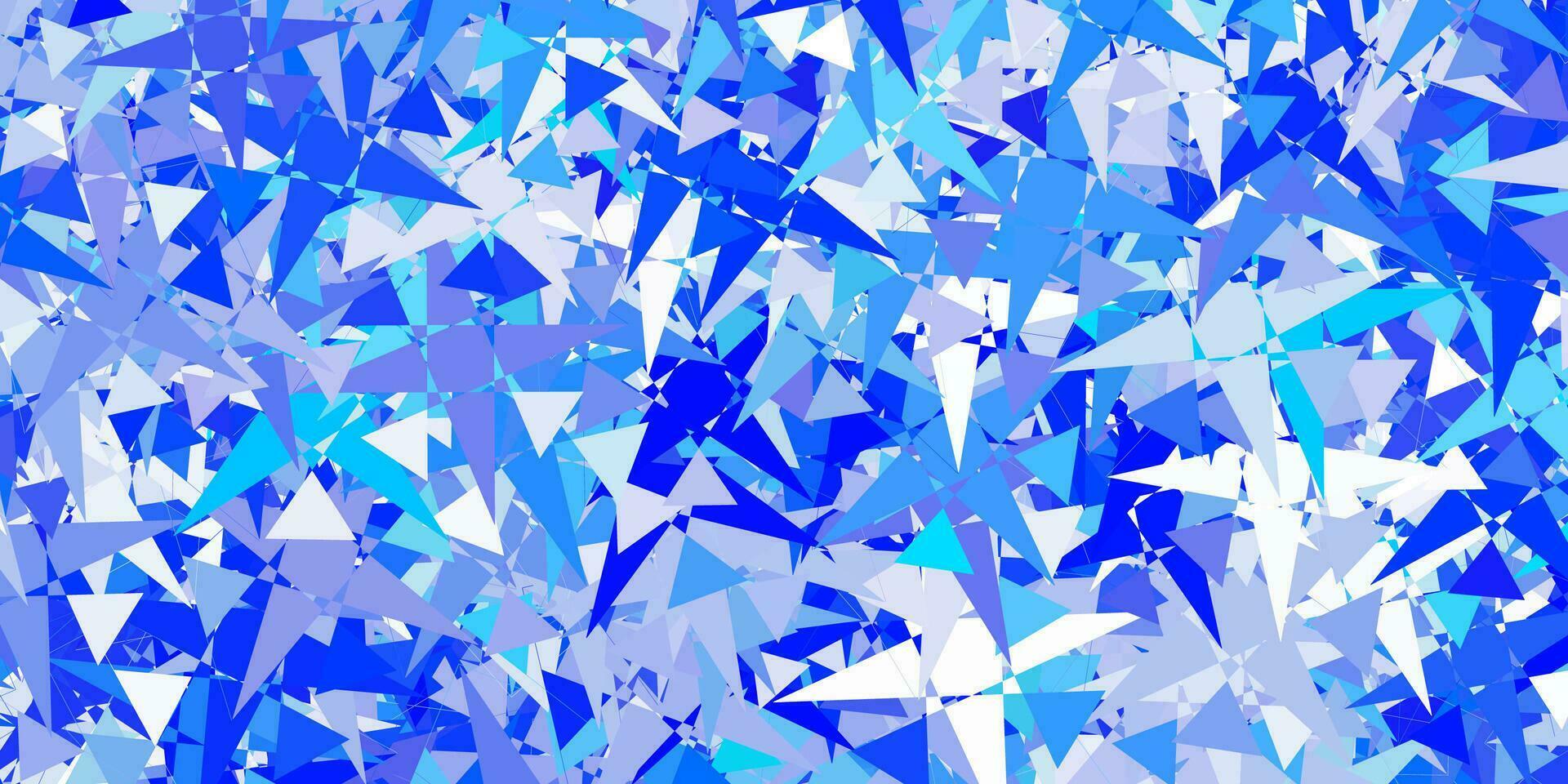 Light BLUE vector texture with random triangles.
