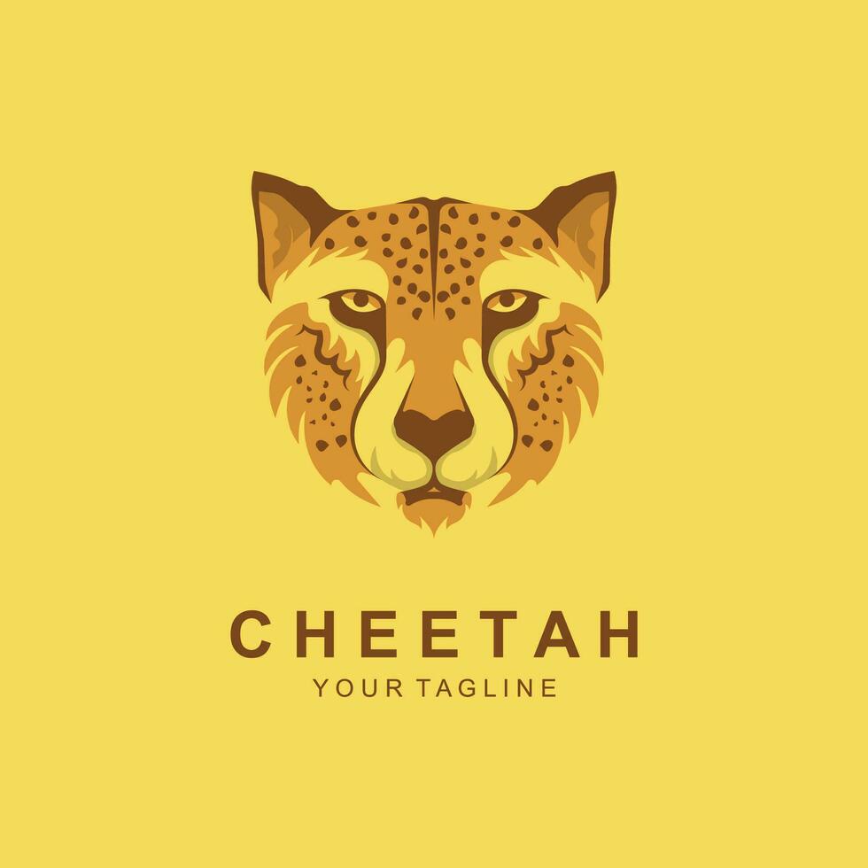 cheetah logo vector illustration