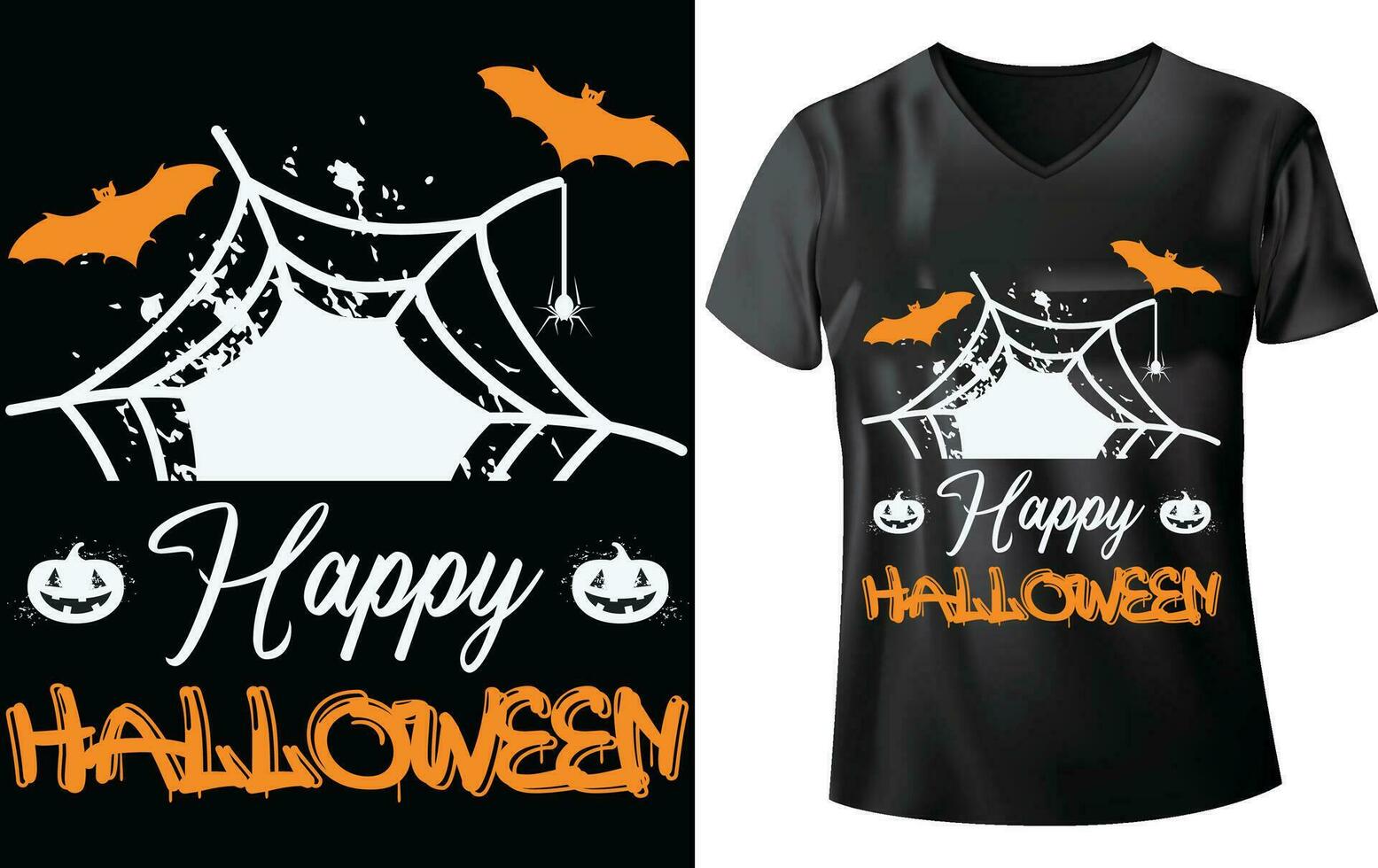 diseño de camiseta de halloween vector