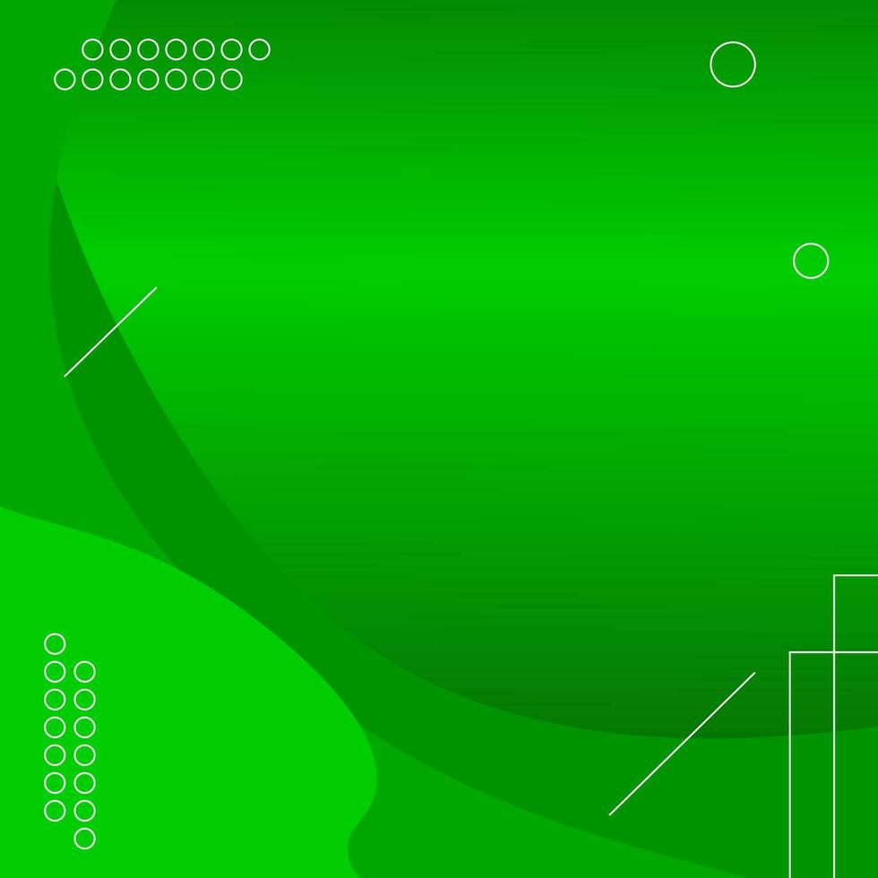 Abstract green geometric background vector