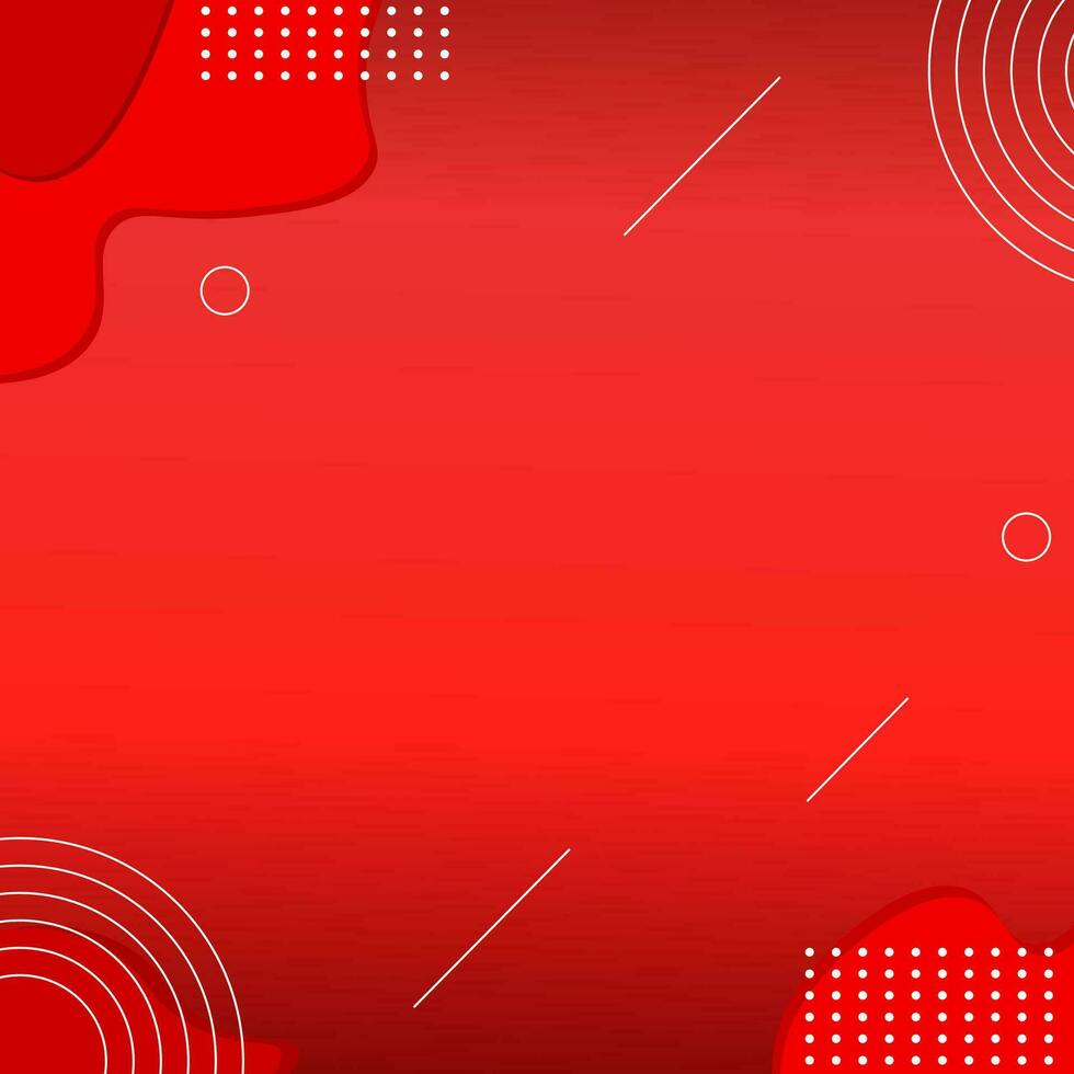 Abstract red geometric background vector