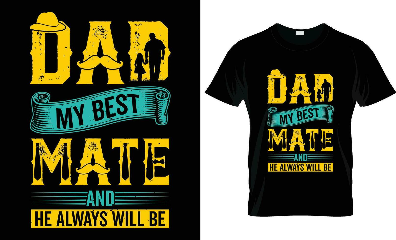 Happy Father's Day motivational Funny quotes typography Gift Dad t-shirt design and vector graphic template EPS File.