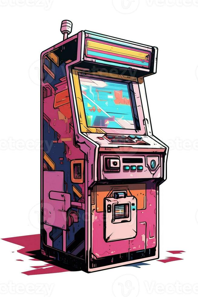 Video game machine, Video game 90shigh quality ai image generated photo