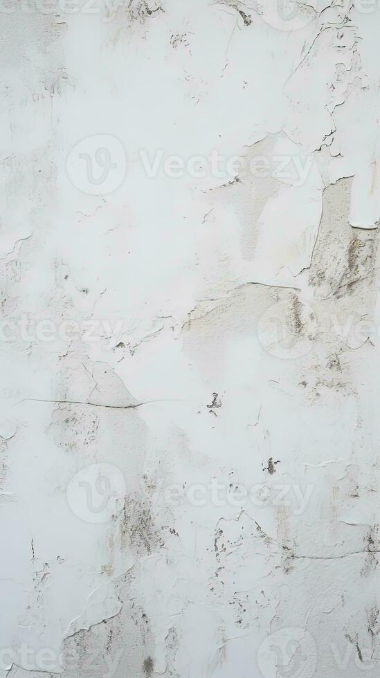 Dirty and weathered white concrete wall background texture. ai generated photo