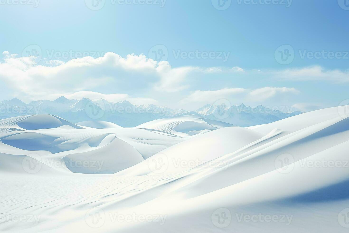 Norway's minimalistic snowdrift landscape is beautiful clean light high key and decorative photo