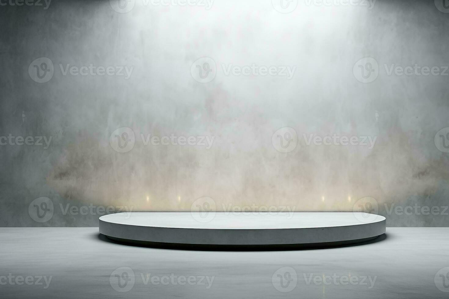 Minimal abstract background for product presentation illuminated on a light gray plaster wall photo