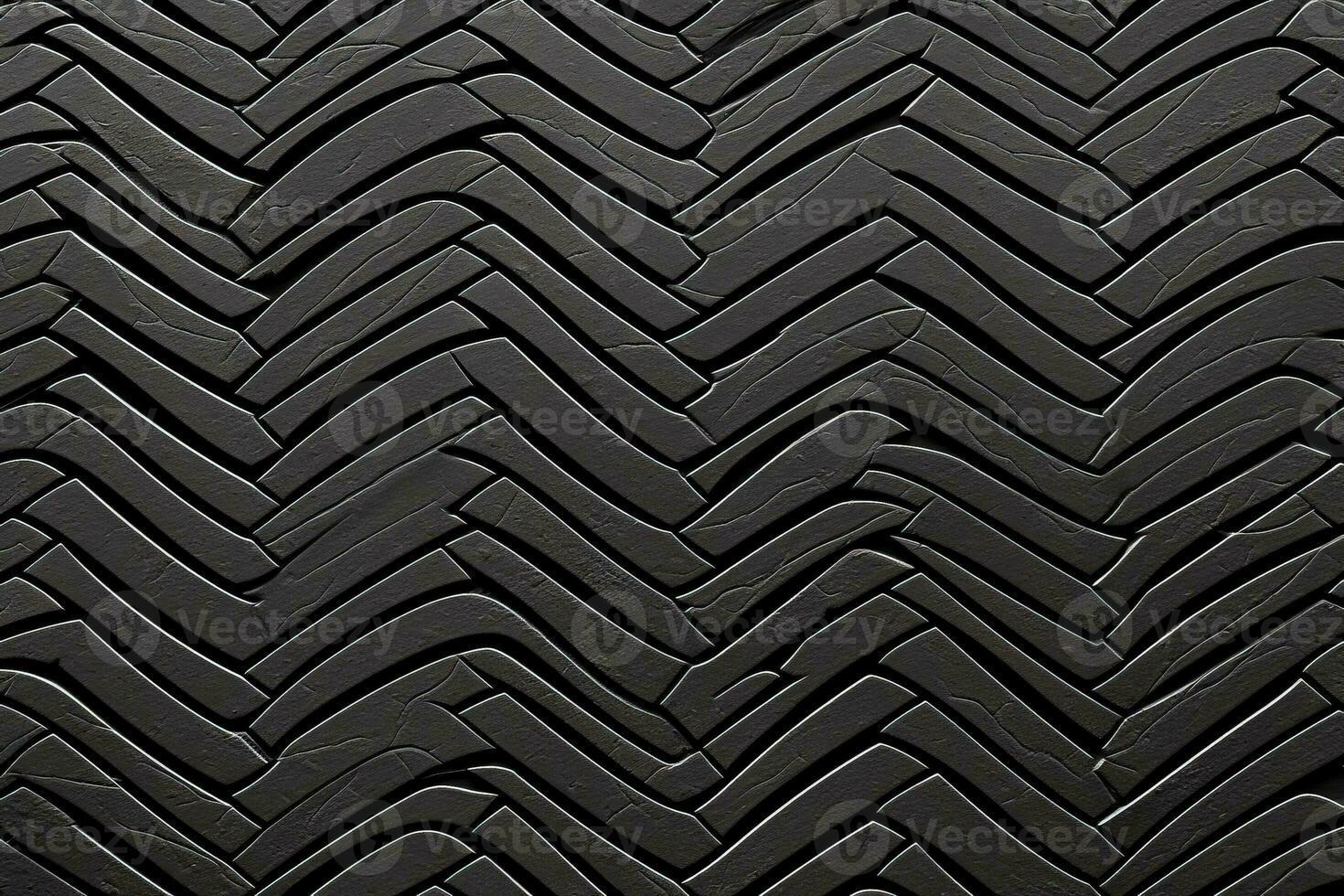 Seamless car tire tracks texture on white background with a seamless design photo