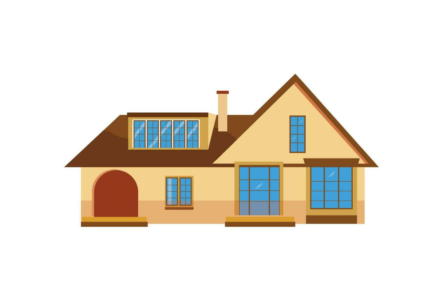 a straightforward depiction of a house, isolated against a white background. This imagery aligns with the Stay Home Campaign, a significant initiative encouraging individuals to remain in the safety vector
