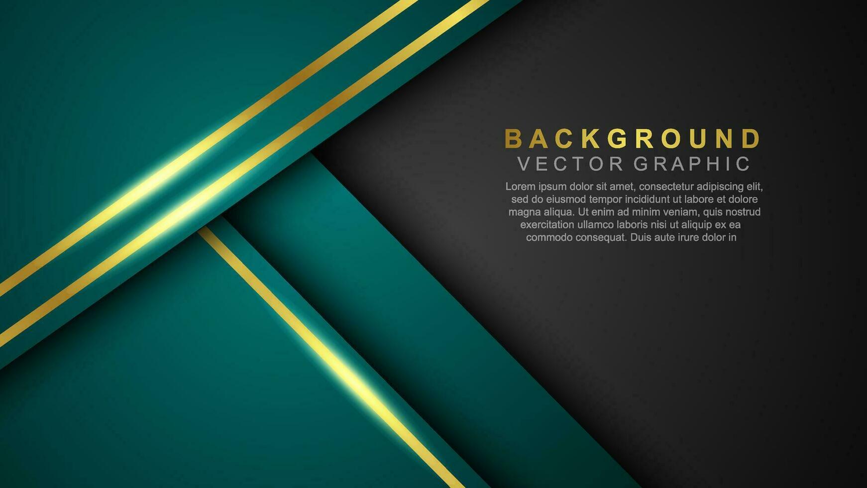 Abstract background overlapping gold line decoration layers with copy space for text. luxury style. Vector illustration