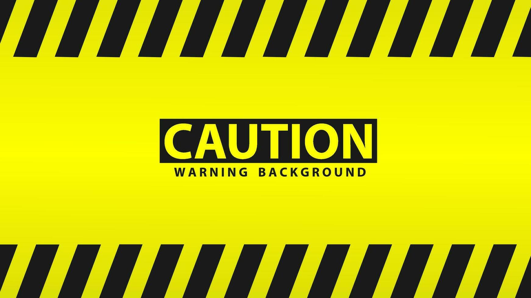 Striped black and yellow stripes. Warning tape. Blank warning background. Vector illustration