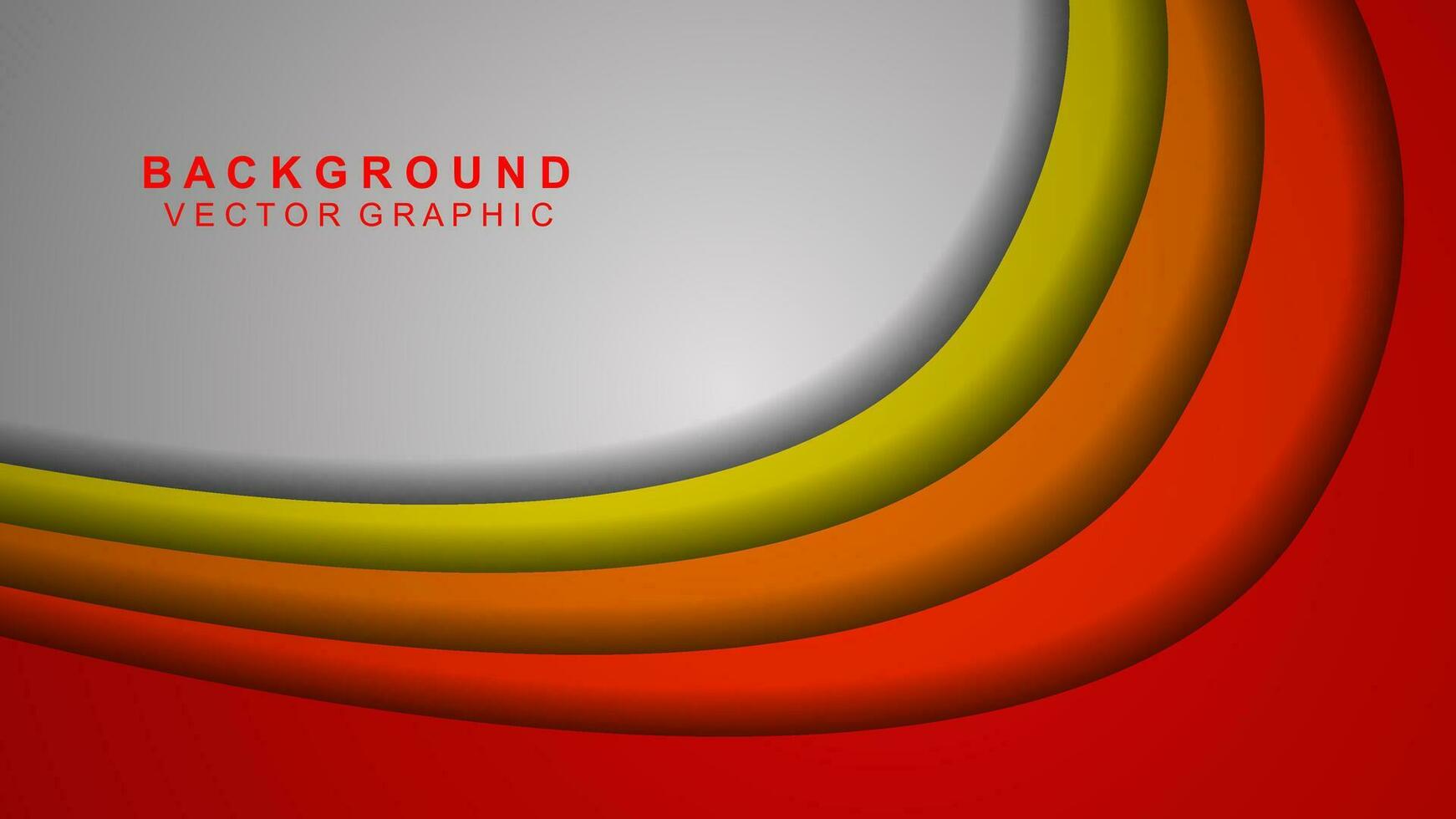 Vector background curve paper layers with space for text and message background design