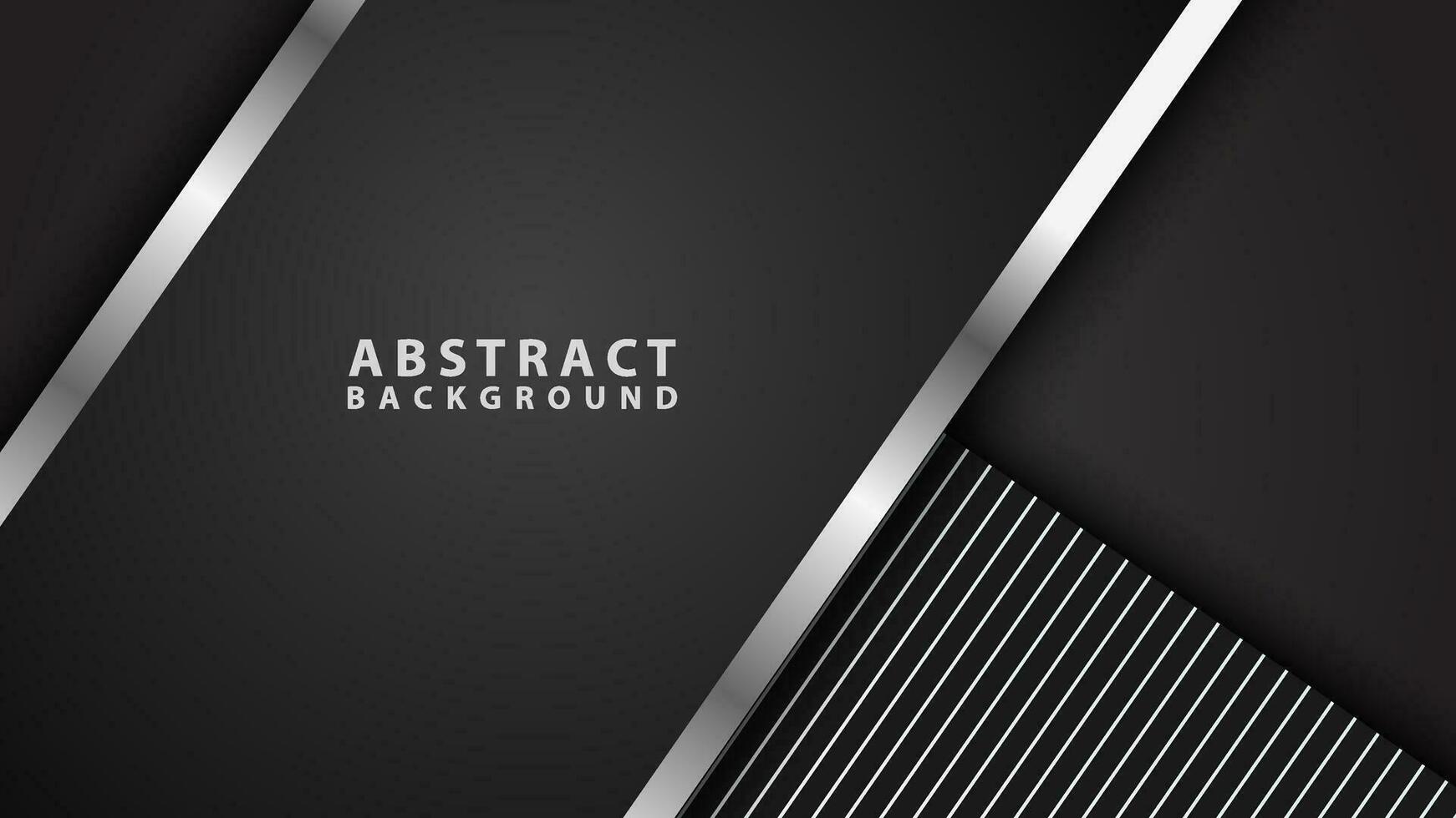 Combined abstract overlapping layers background with silver textured lines decoration. Luxury and premium concept vector design template for using modern cover elements, banners, cards