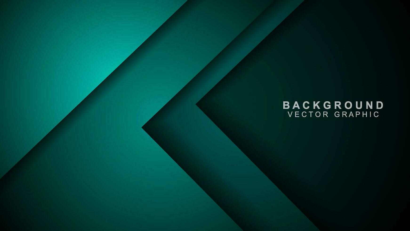 Overlapping turquoise green background vector layer for background design