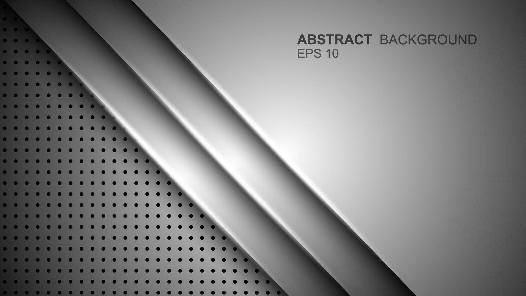 Abstract white overlapping layers background combination with silver textured lines decoration. Luxury and premium concept vector design template for using modern cover elements, banners, cards