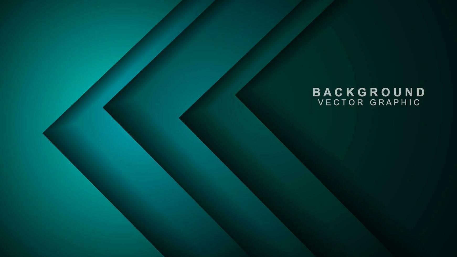 Overlapping turquoise green background vector layer for background design