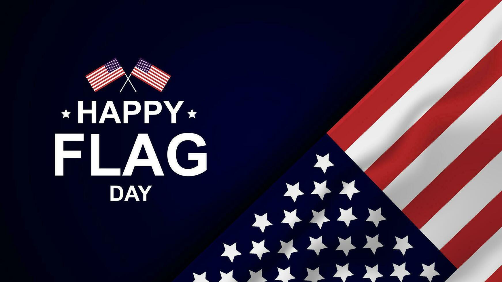 Flag Day background template. Vector illustration.
