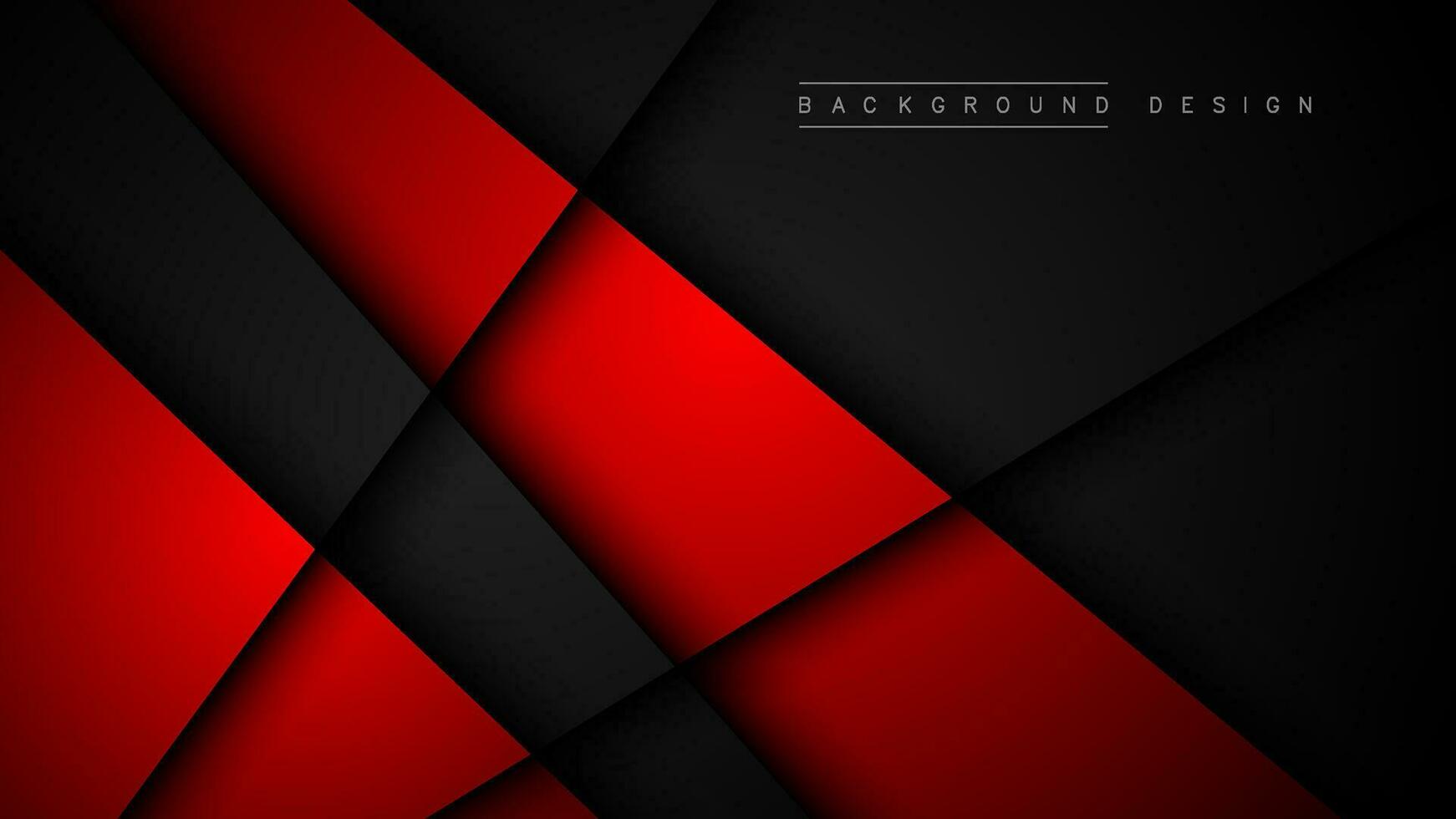 Red background vector layer overlapping on dark space for background design