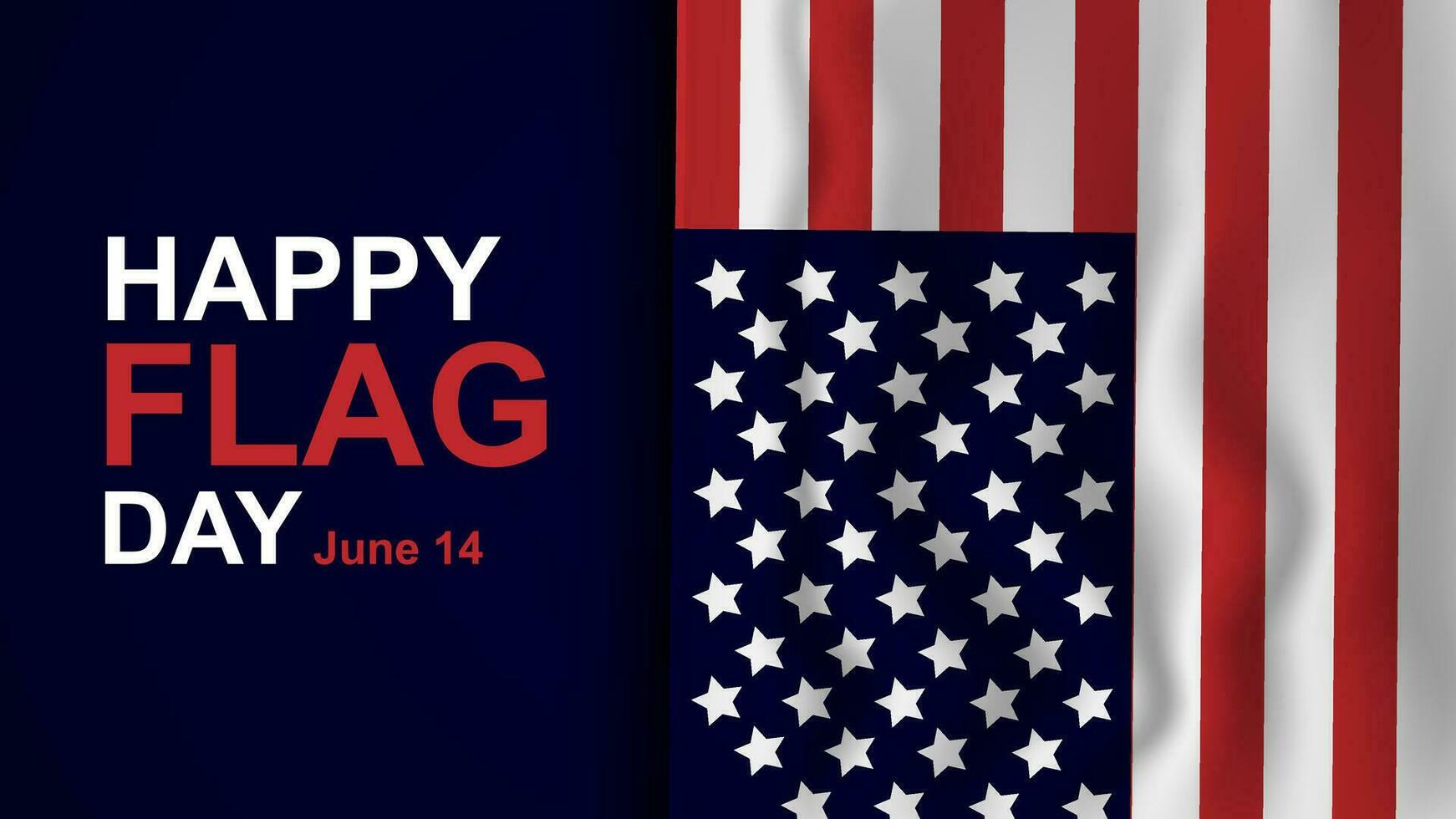 Flag Day background template. Vector illustration.