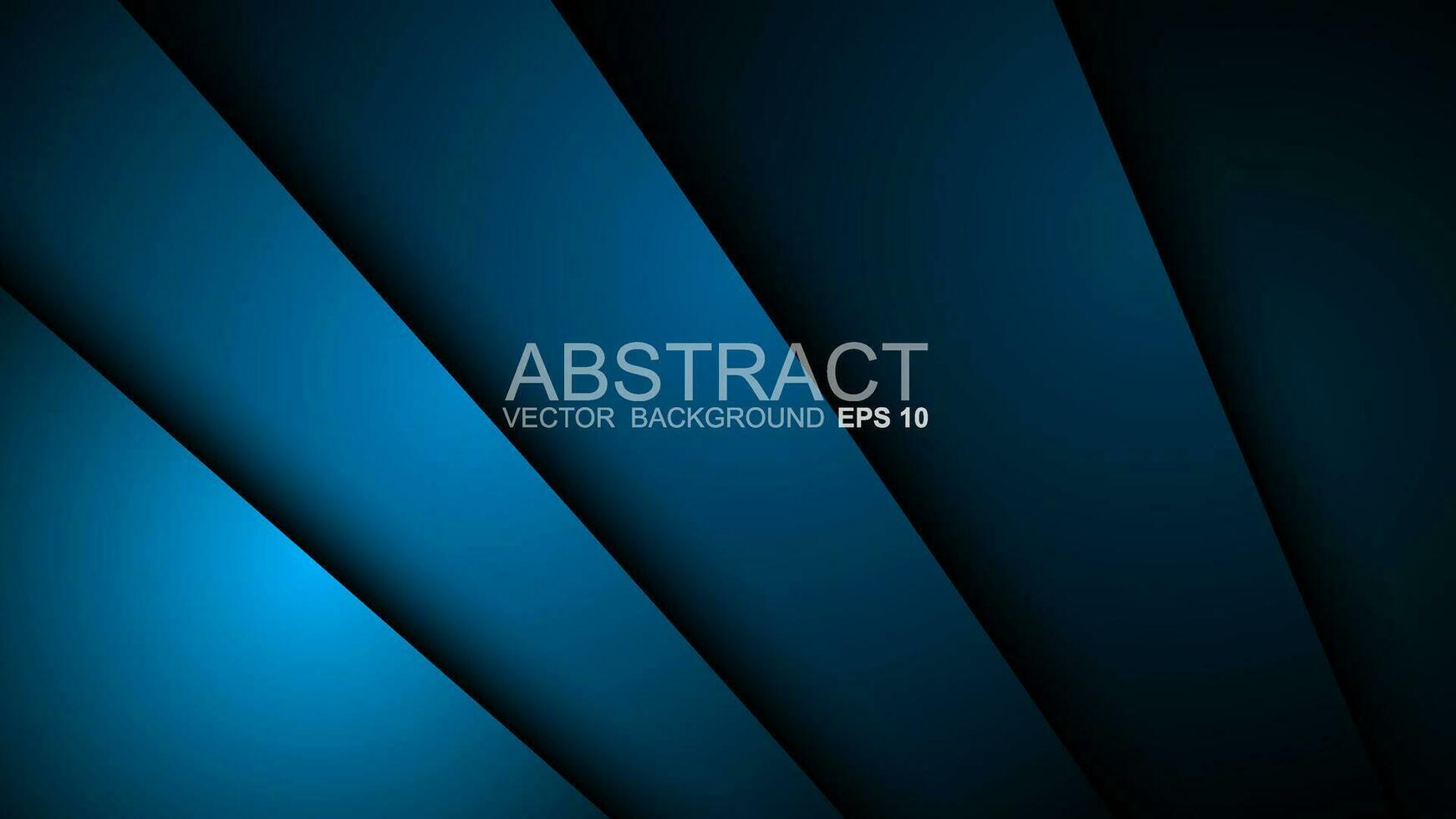 Turquoise green and blue background vector layers overlapping on dark space for background design